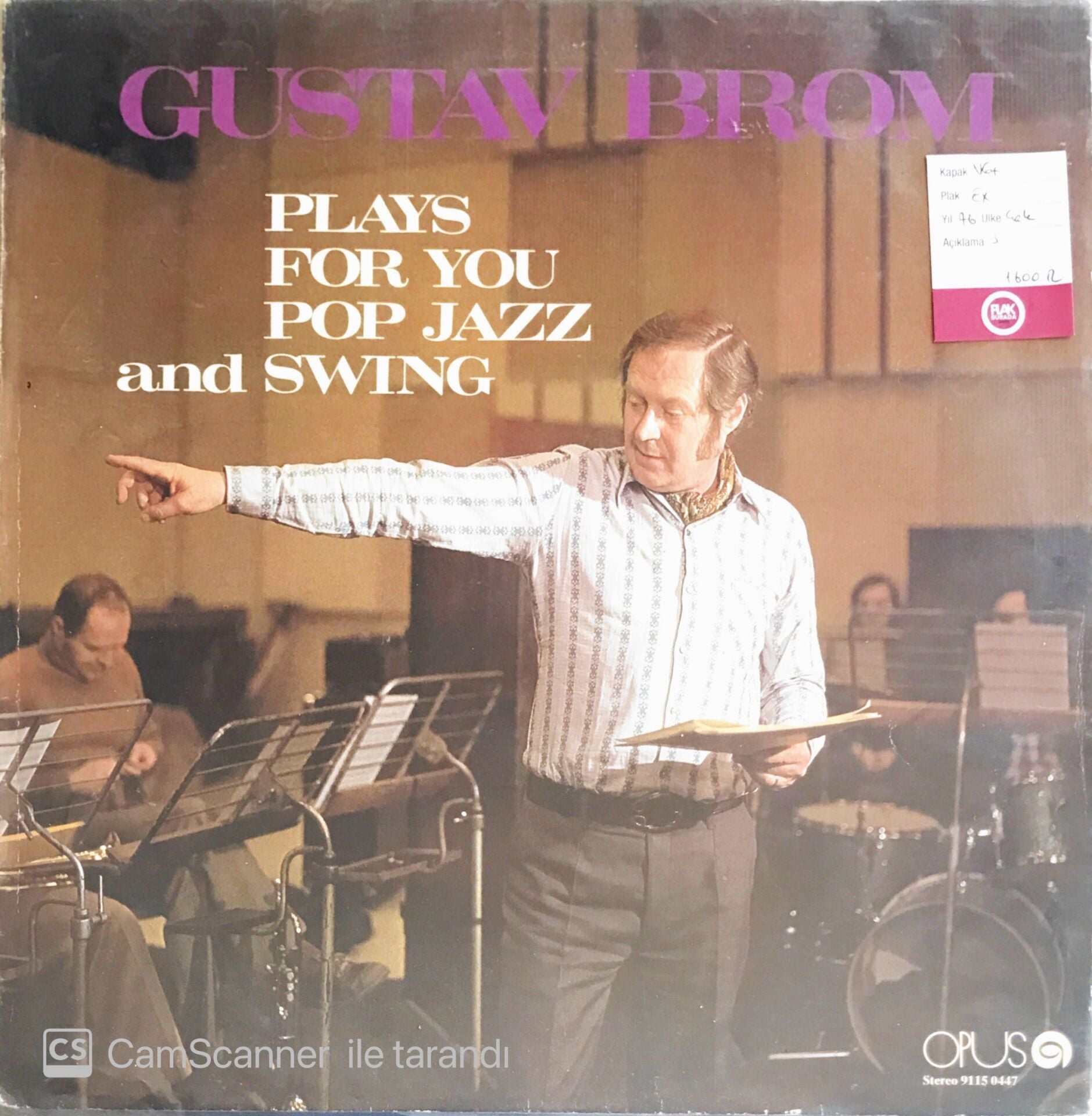 Gustav Brom Plays For You Pop Jazz And Swing - LP