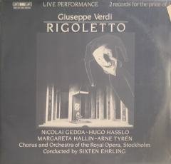 Giuseppe Verdi Rigoletto Live Performance Double LP
