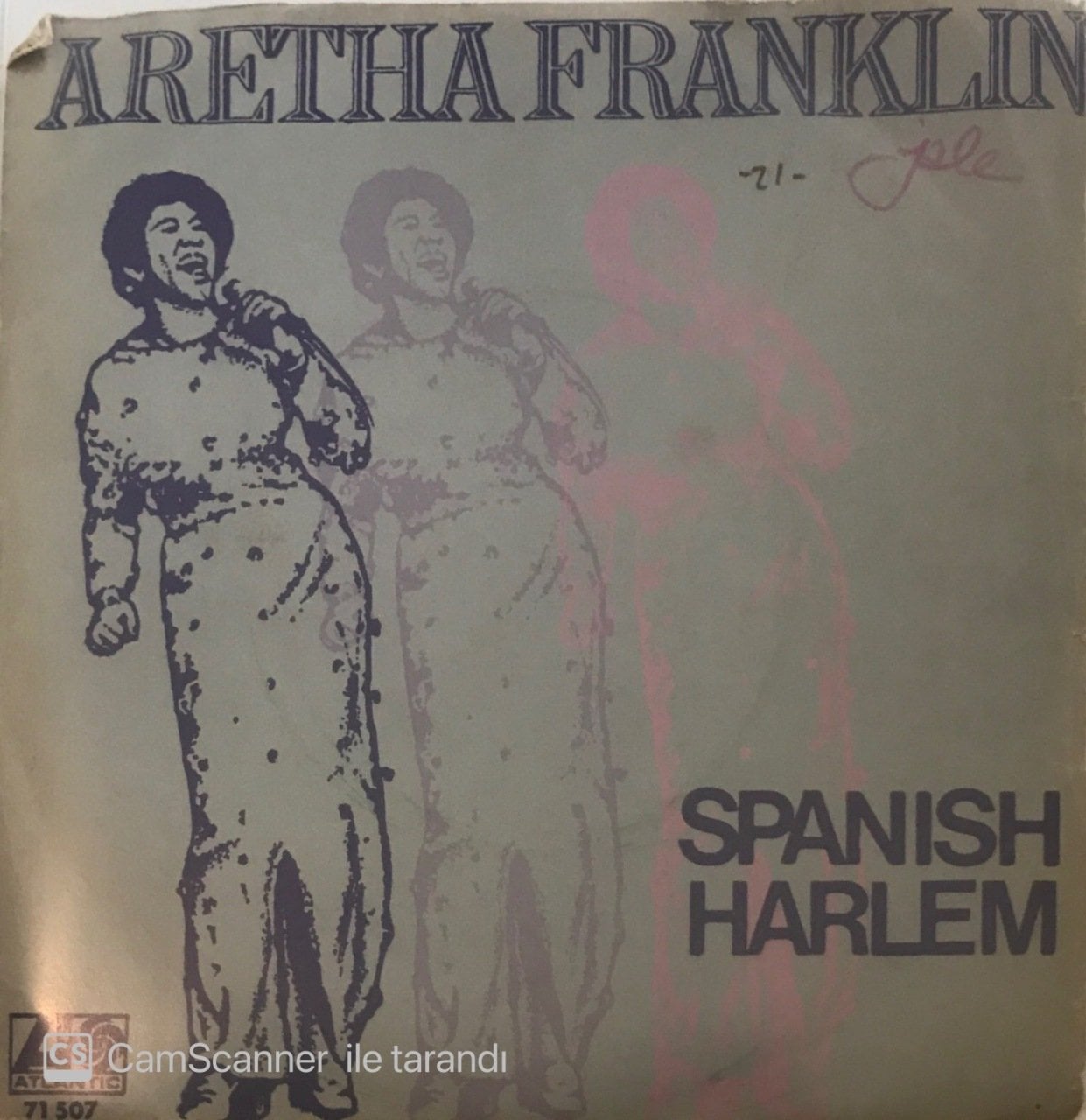 Aretha Franklin Spanish Harlem 45lik