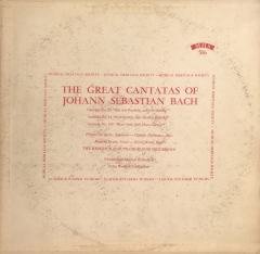The Great Cantatas of Johann Sebastian Bach LP
