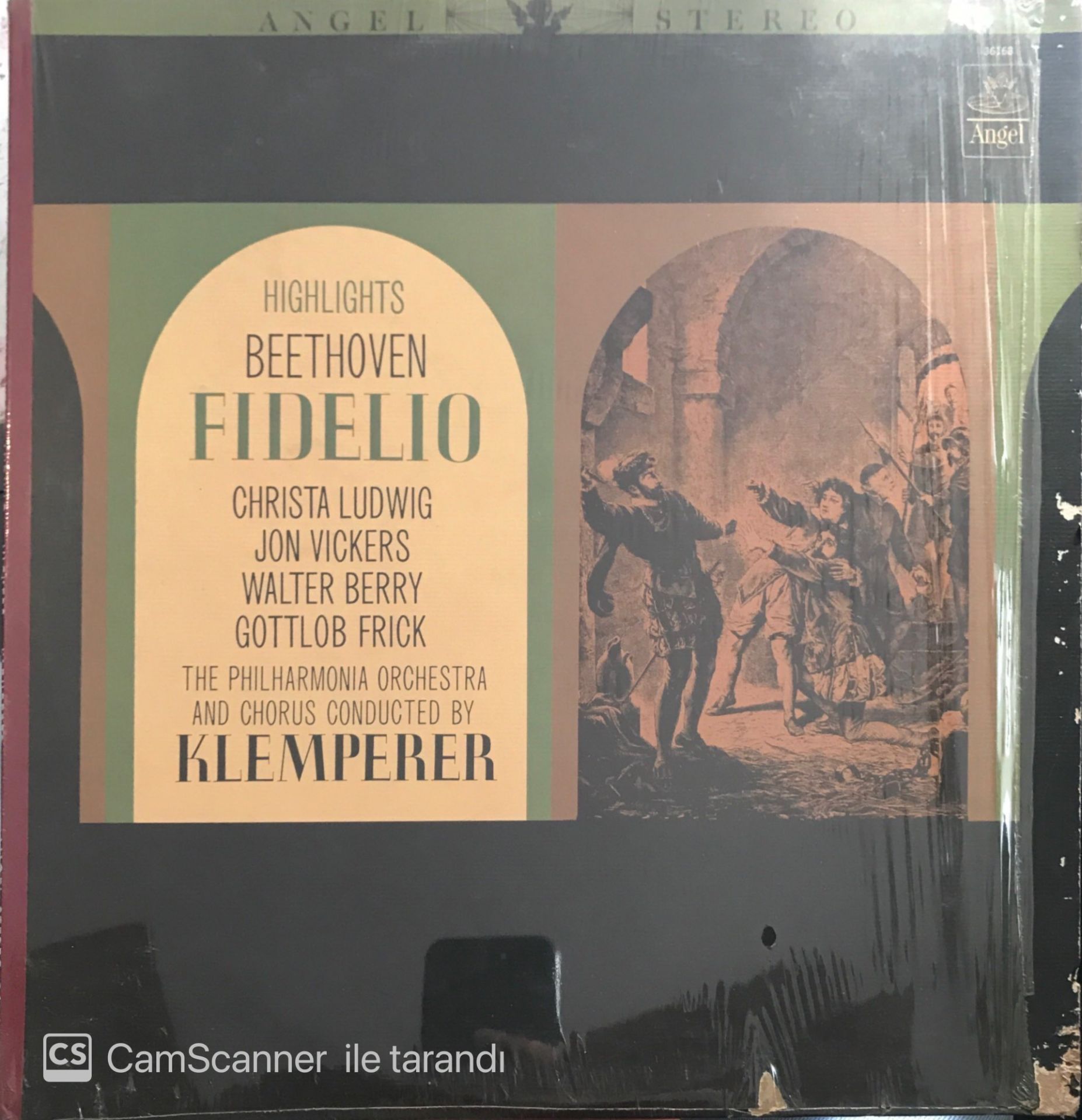Highlights Beethoven Fidelio Klemperer LP