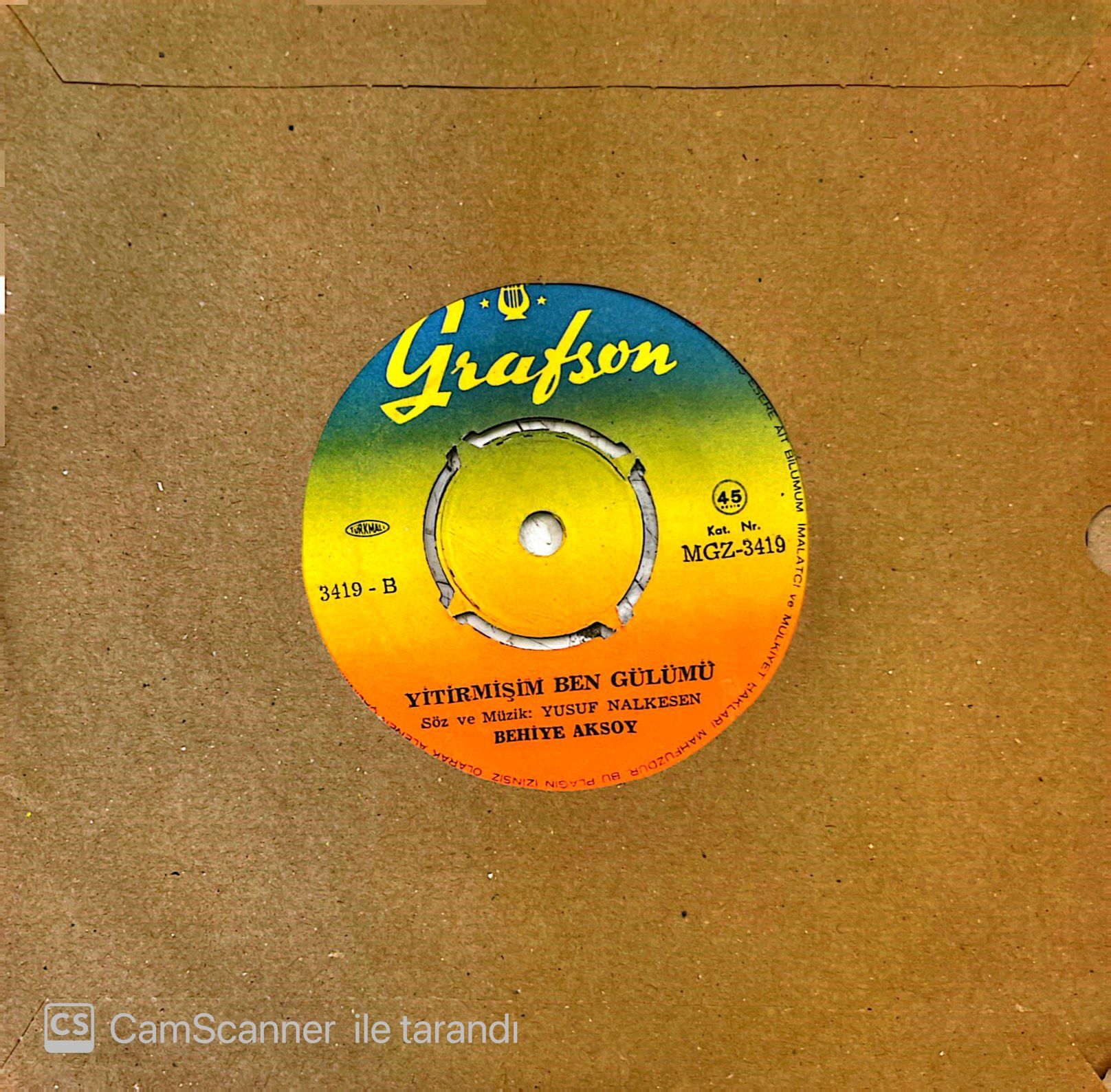 Behiye Aksoy - Yüklüyüm Dertlerden Yana 45lik