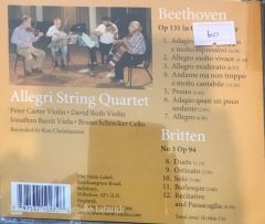 Allegri String Quartet Beethoven-Britten CD