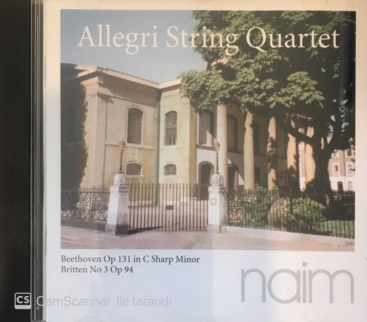 Allegri String Quartet Beethoven-Britten CD