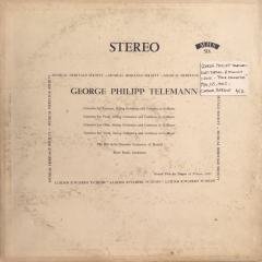 George Philipp Telemann Orchestra Of Munich Kurt Redel ‎ Four Concertos LP