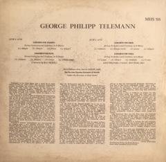 George Philipp Telemann Orchestra Of Munich Kurt Redel ‎ Four Concertos LP