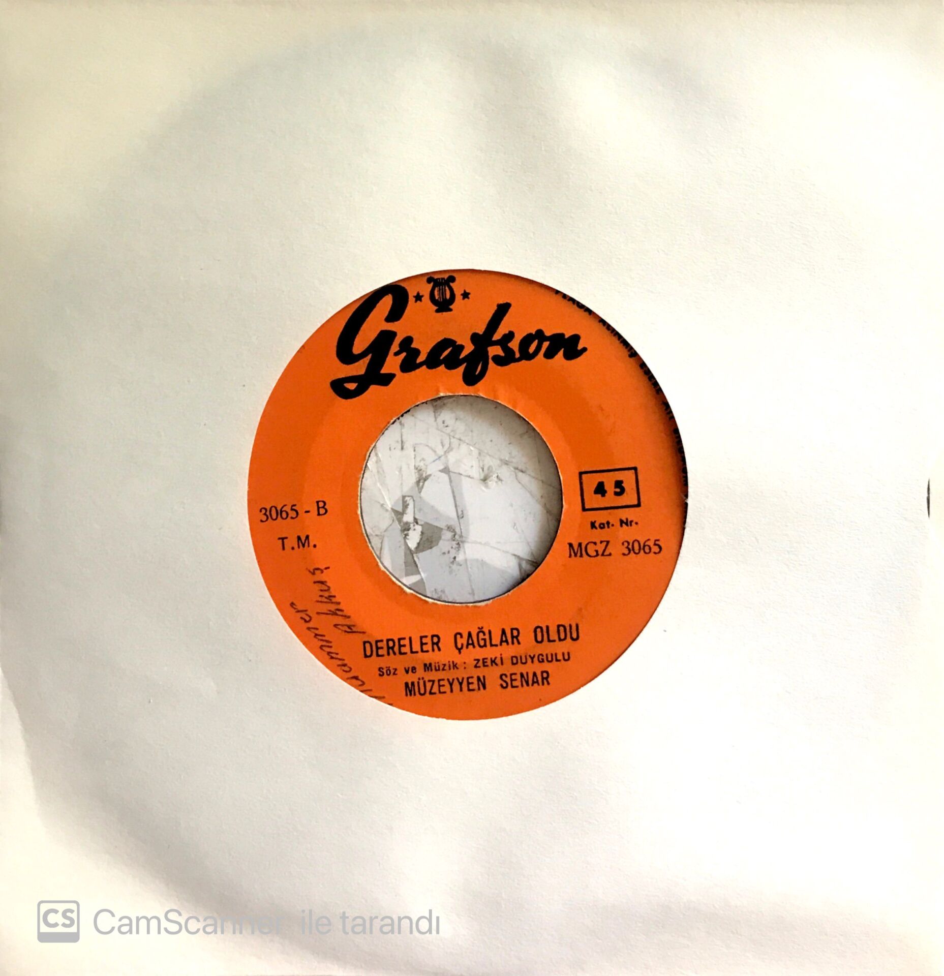 Müzeyyen Senar / Berduş Değilim Ben 45'lik