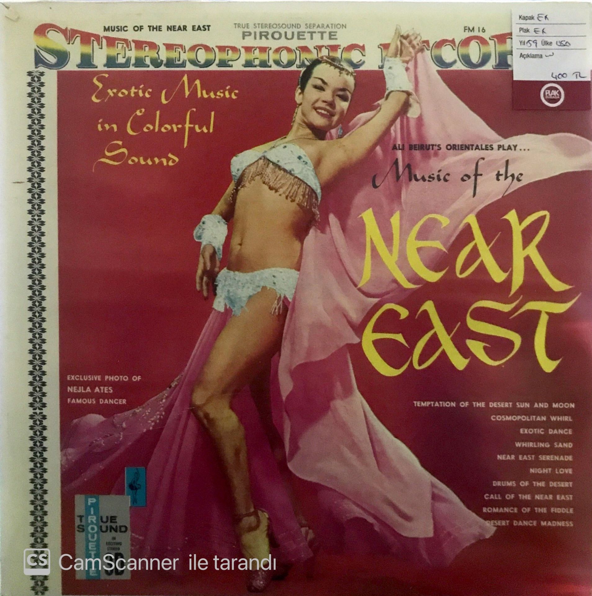 Music of The Near East - Ali Beirut's Orientales LP
