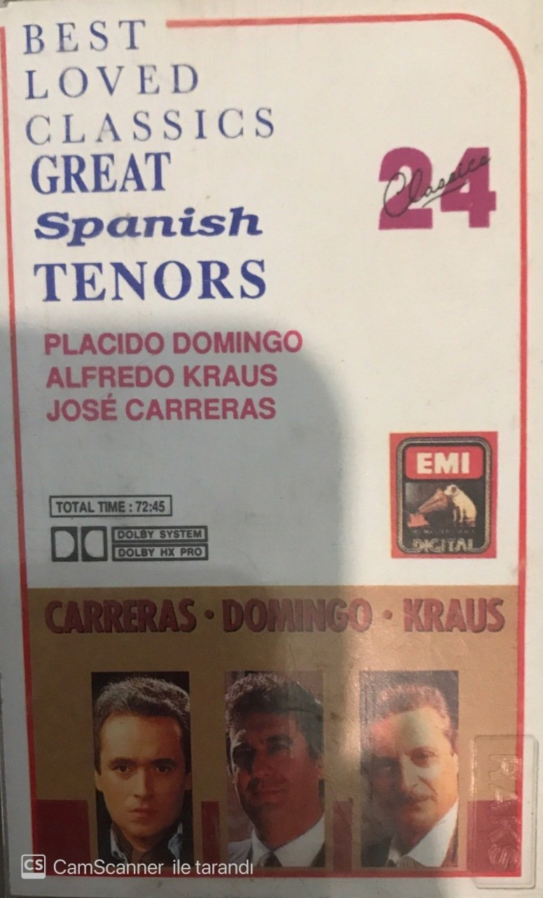 Best Loved Classics 24 Great Spanish Tenors KASET