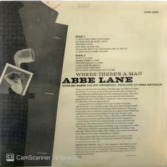 Abbe Lane - Where there's a man  LP