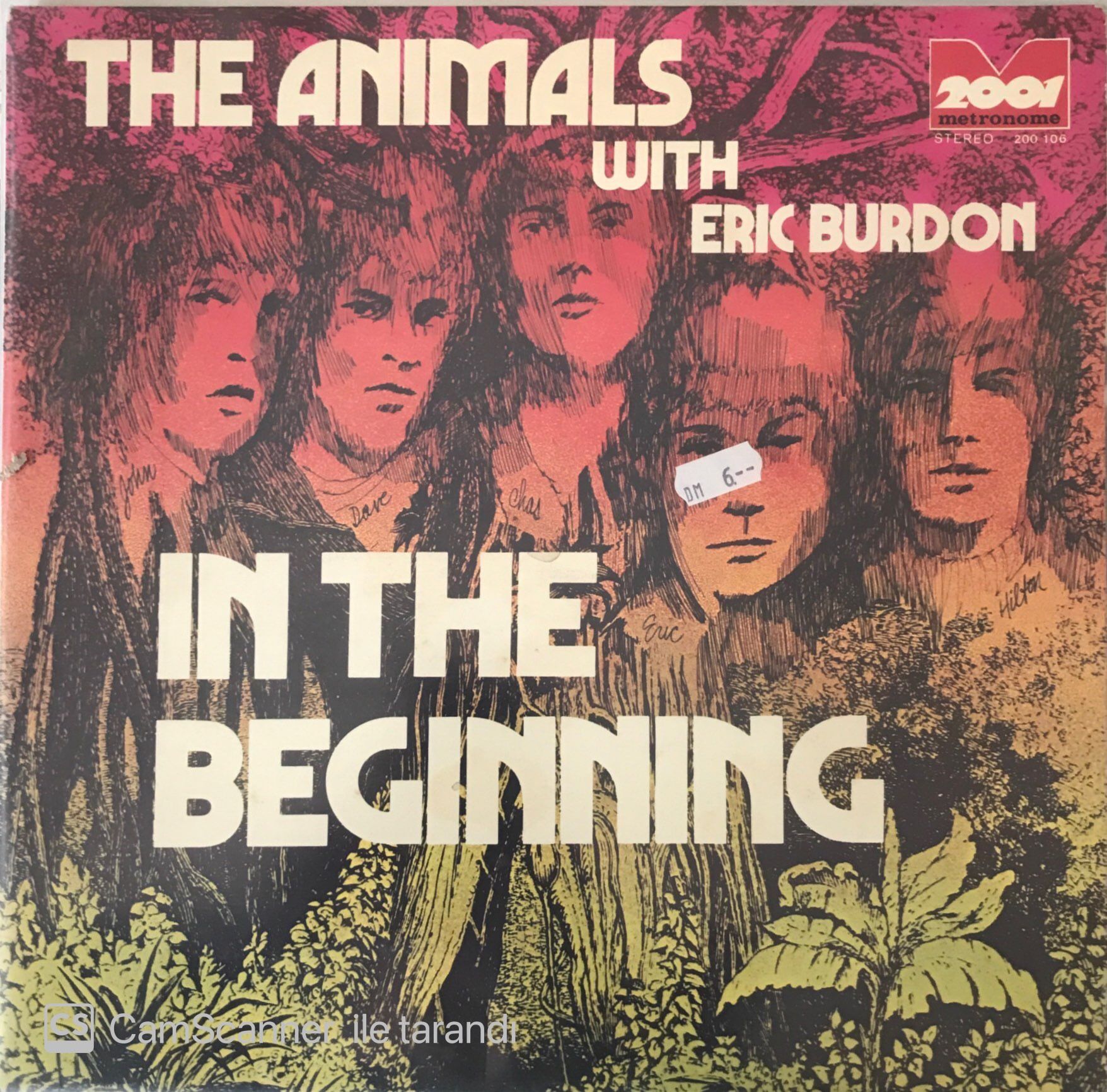 The Animals With Eric Burdon In The Beginning LP