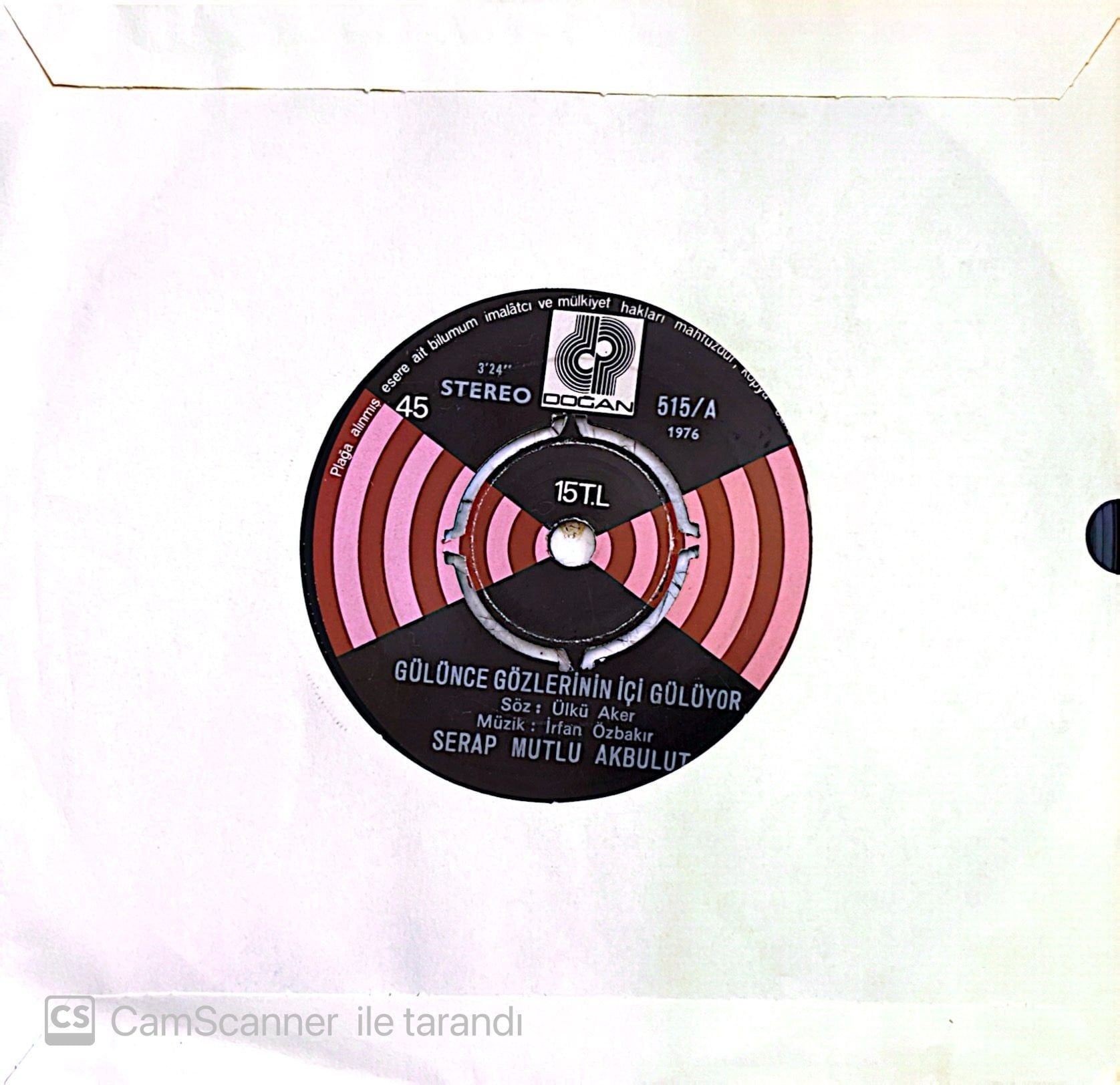 Serap Mutlu Akbulut - Gülünce Gözlerinin İçi Gülüyor 45lik