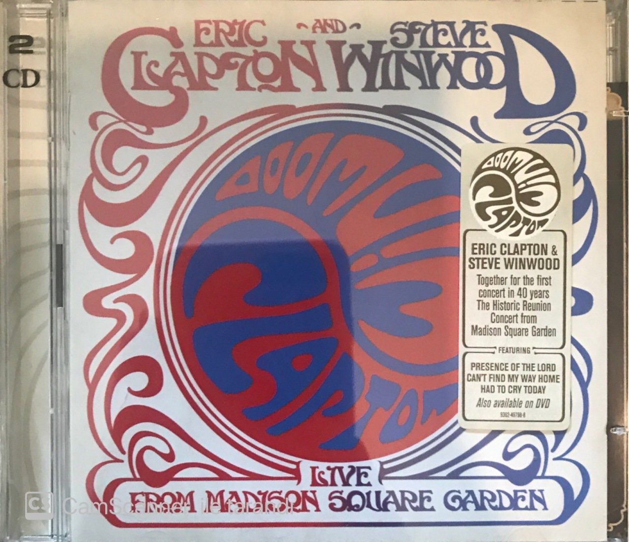 Eric Clapton and Steve Winwood From Madison Square Garden CD