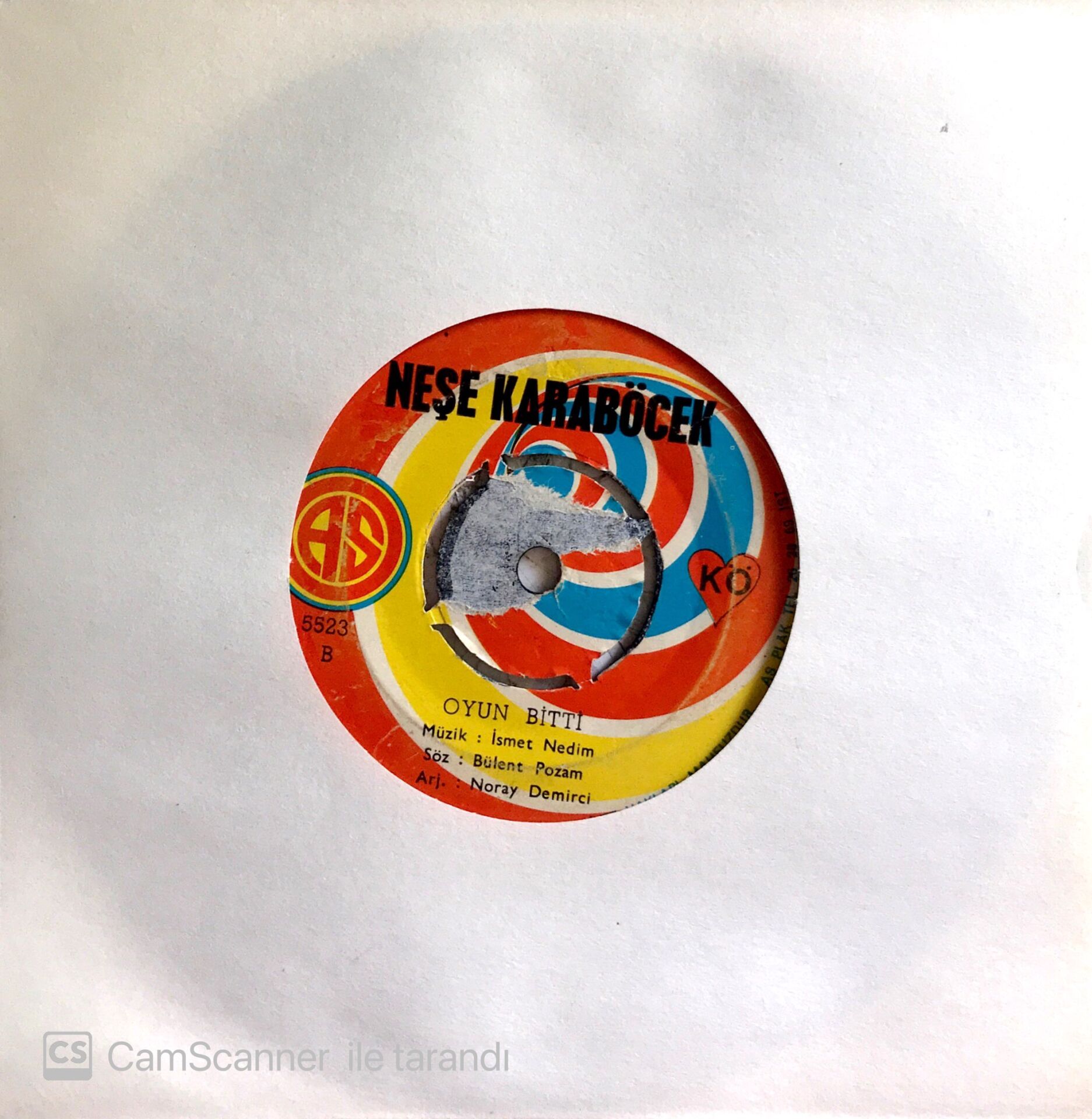 Neşe Karaböcek / Kulakların Çınlasın 45'lik