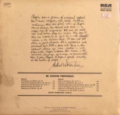 Artur Rubinstein Me Chopin Preferido LP