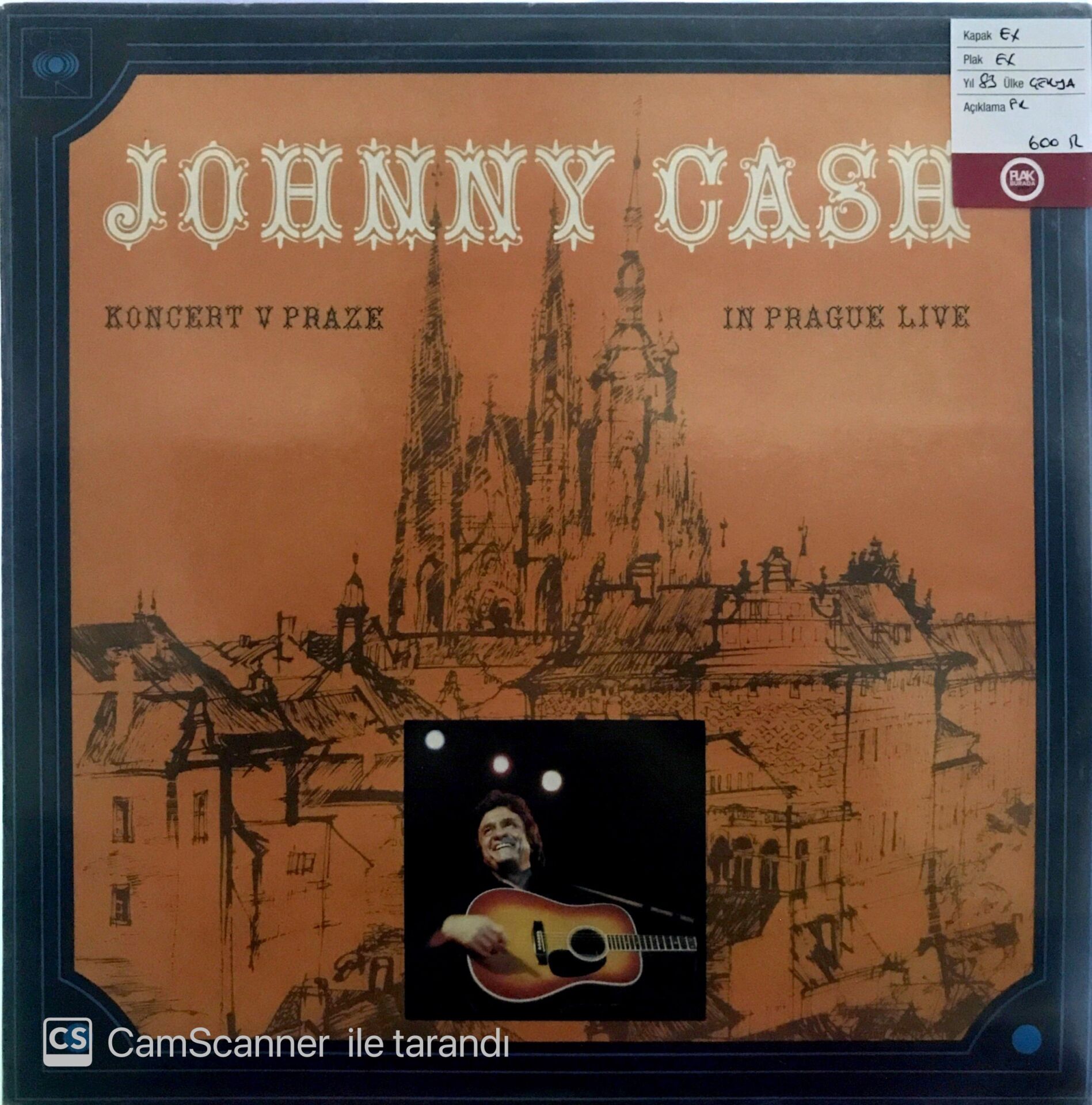 Johnny Cash Koncert V Praze LP