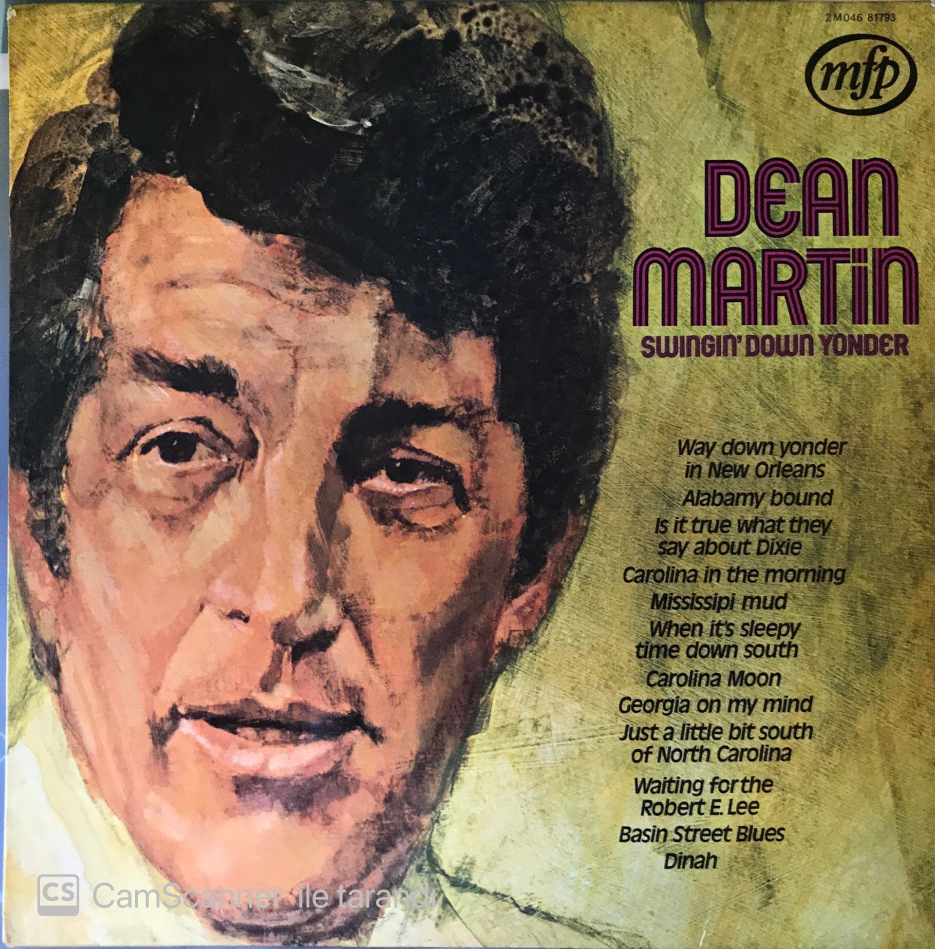 Dean Martin Swingin' Down Yonder LP