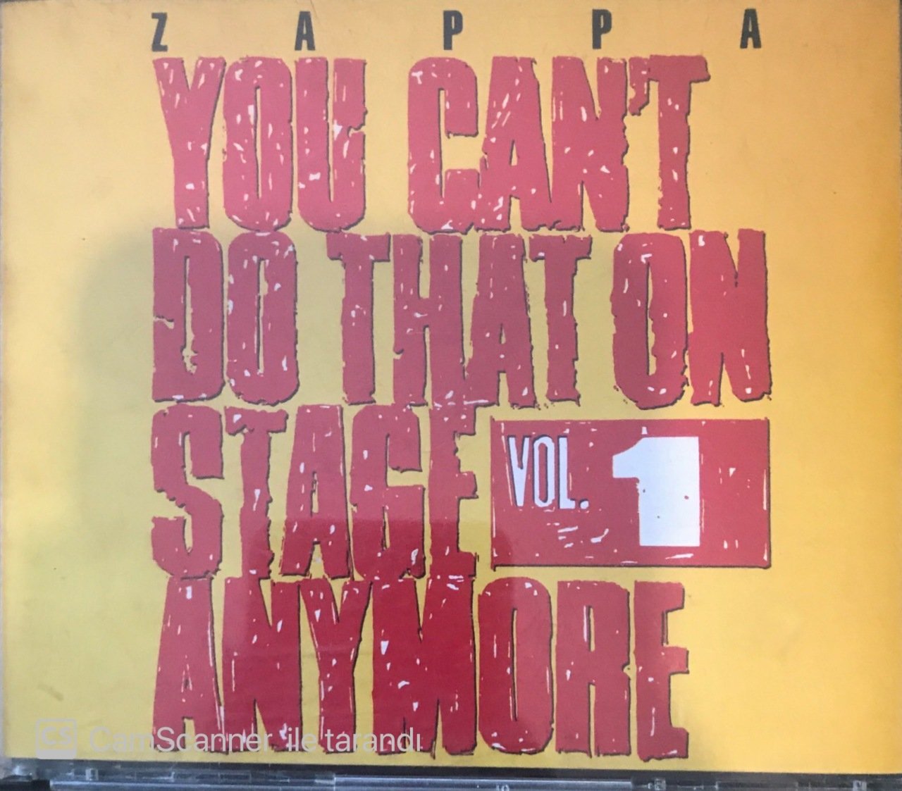 Frank Zappa You Can't Do That On Stage Anymore 2'li CD