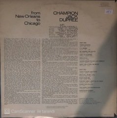 Champion Jack Dupree From New Orleans To Chicago LP