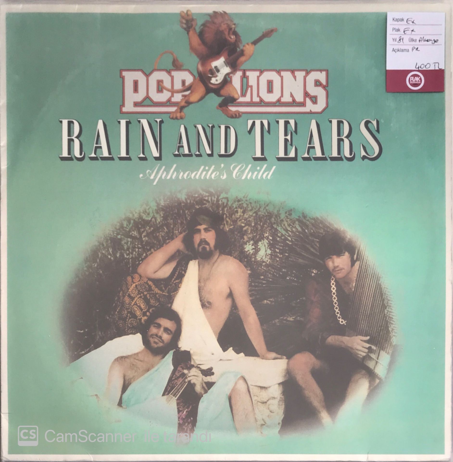 Pop Lions - Rain And Tears LP