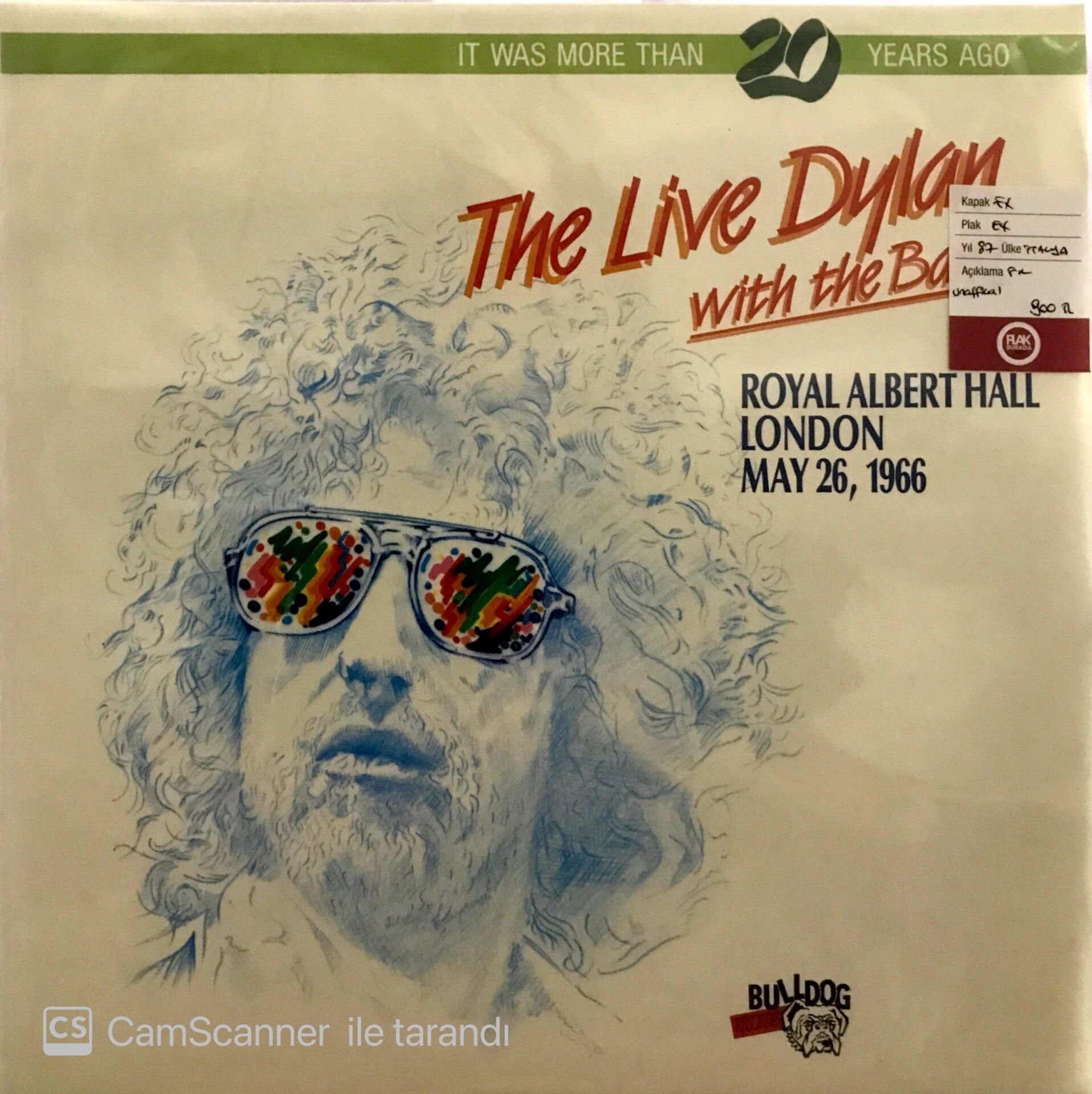Bob Dylan - The Live Dylan with The Band (Unofficial) LP