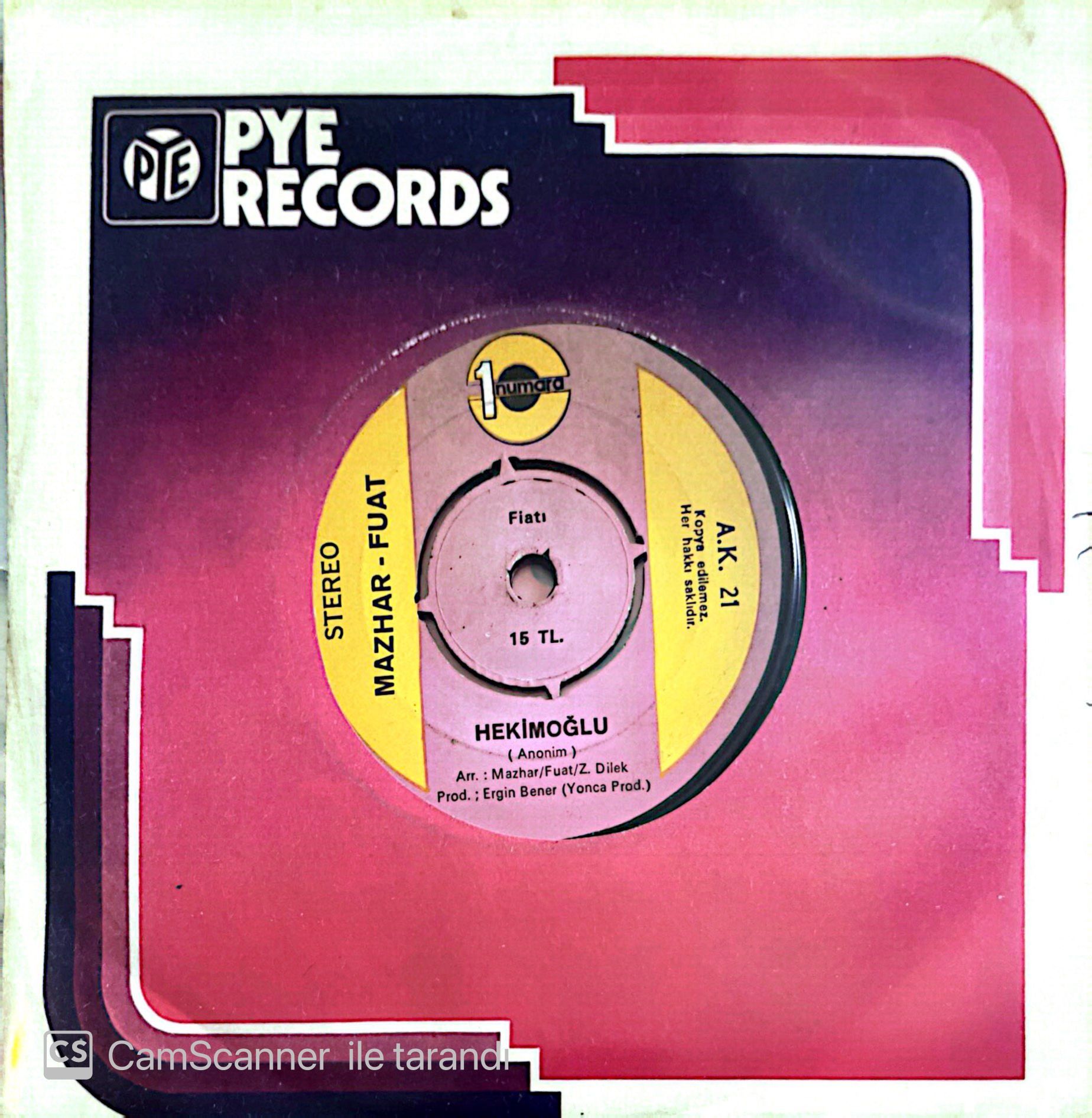 Mazhar - Fuat - Hekimoğlu 45lik