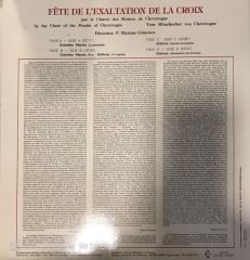 Exaltation De La Croix Double LP