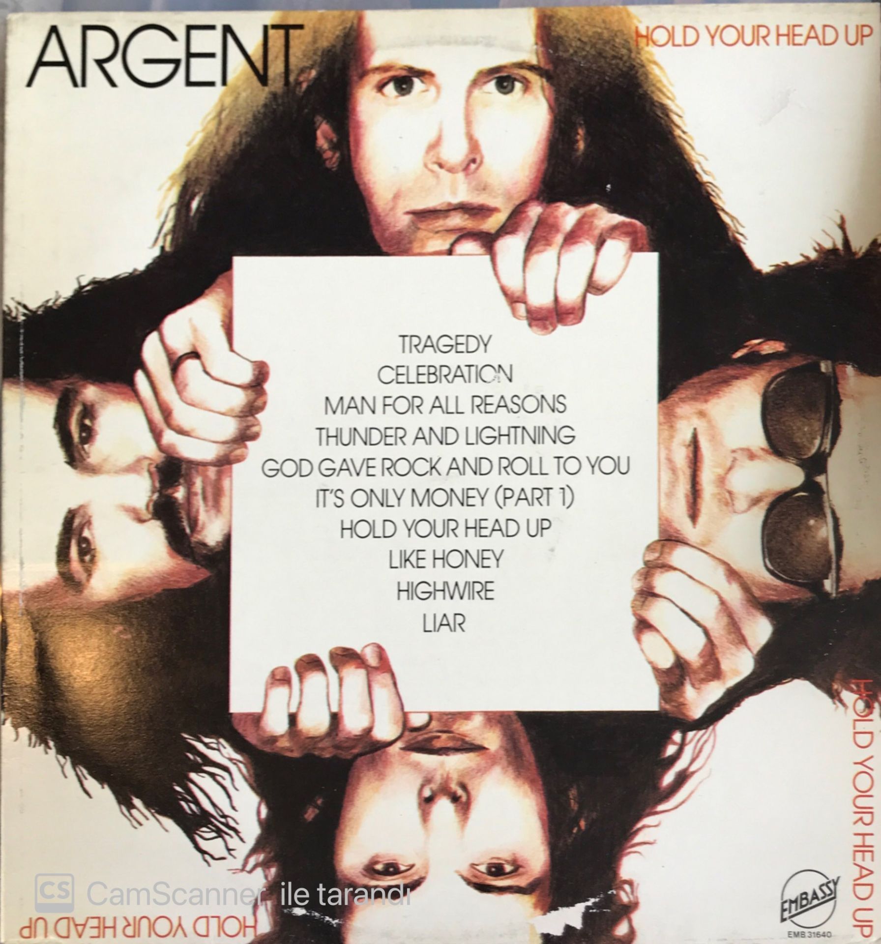Argent - Hold Your Head Up LP