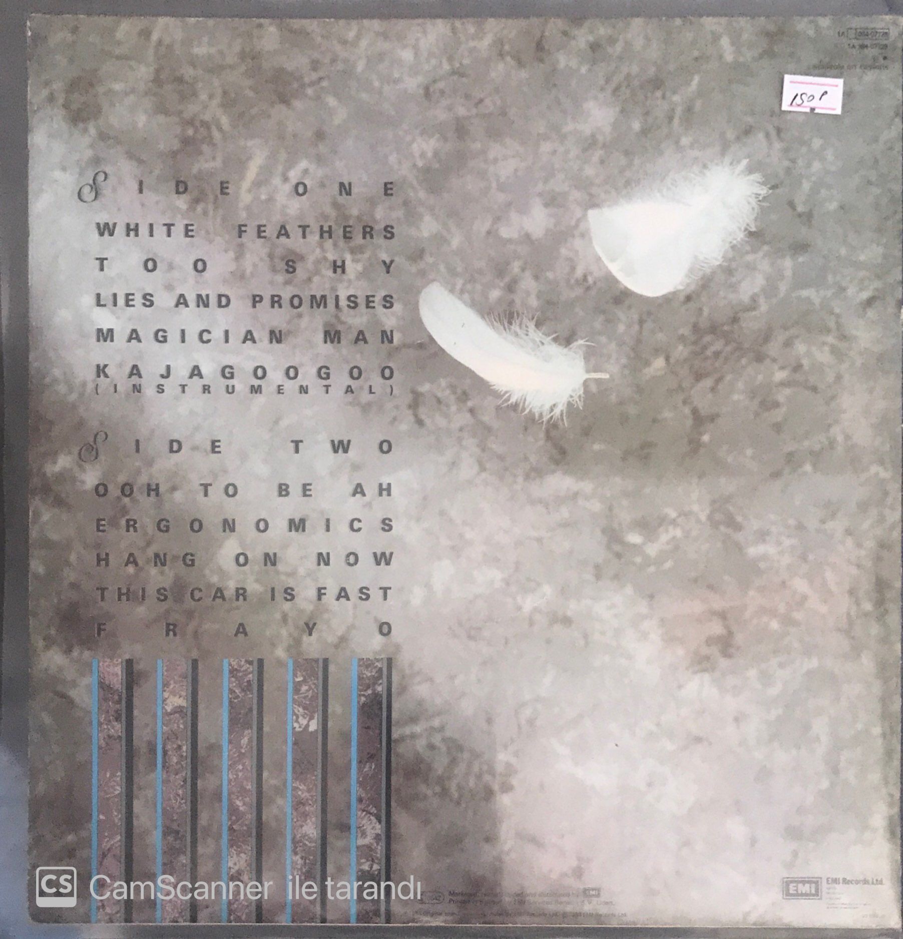 Kajagoogoo White Feathers LP