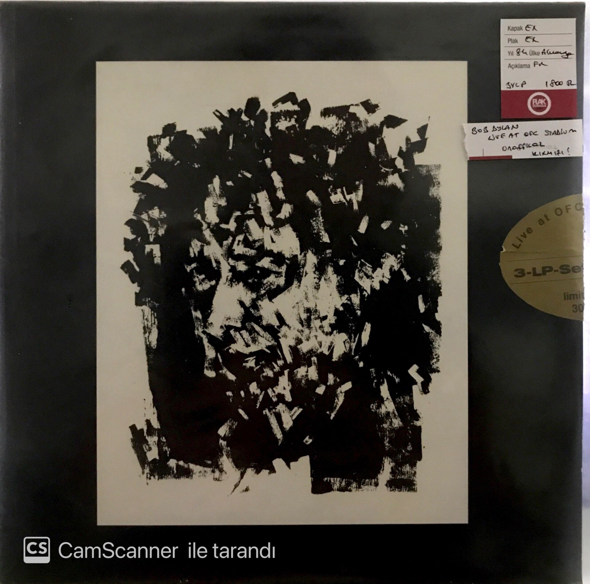 Bob Dylan - Live at OFC Stadium 3 LP (Limited Edition - Unofficial - Renkli Plaklar) LP