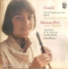 Vivaldi / The 6 Flute Concerts Op. 10 / Michala Petri LP