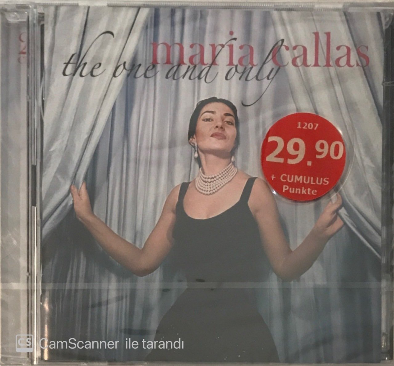 Maria Callas The One And Only CD