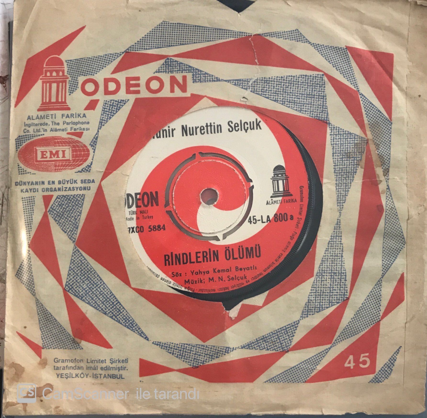 Münir Nurettin Rindlerin Ölümü 45lik