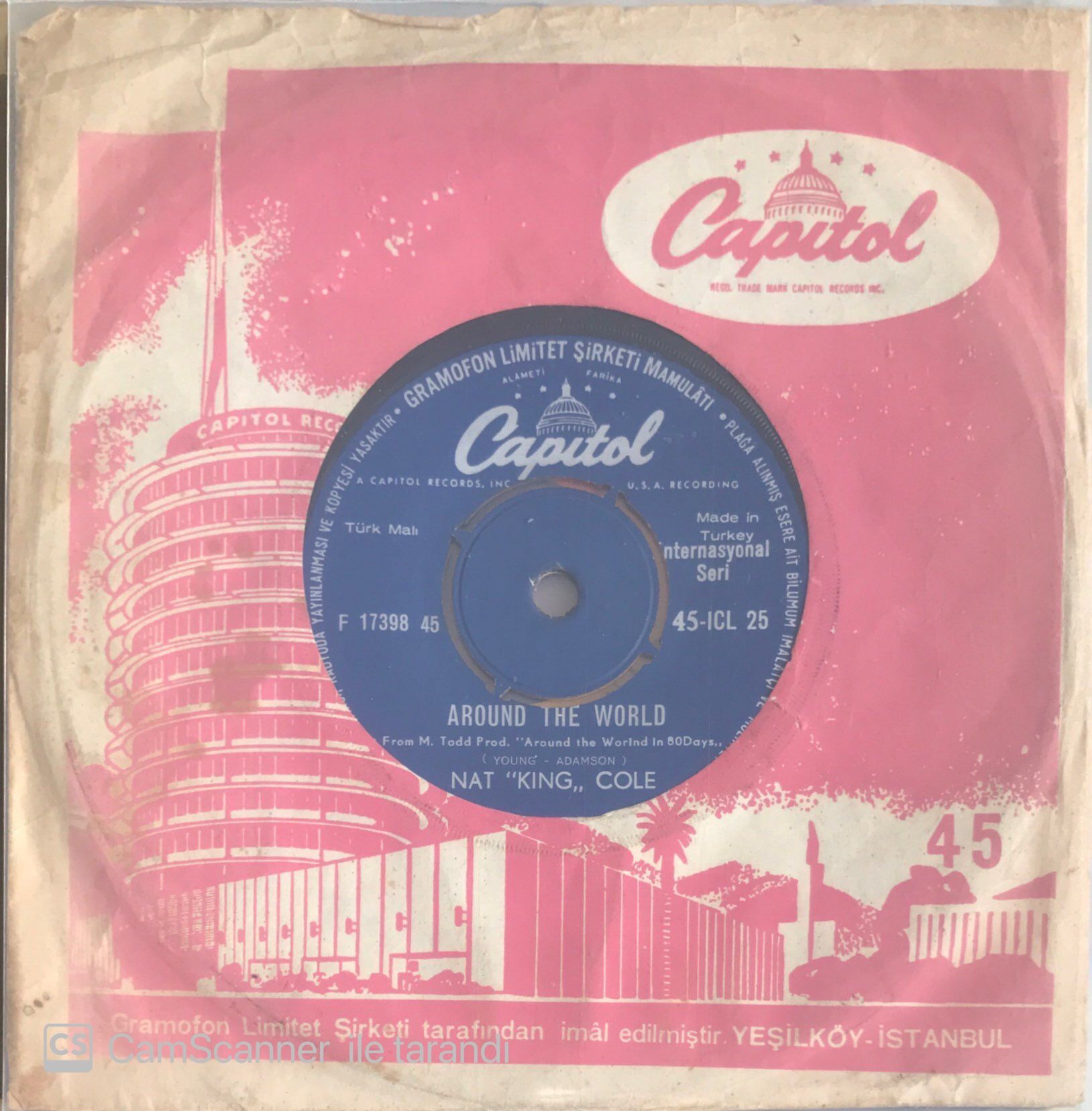 Nat King Cole - Around The World 45lik
