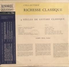 Alirio Diaz  4 Siècles De Guitare Classique LP