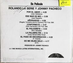 Rolan La Serie & Johnny Pacheco - De Pelicula - CD