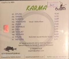 Oojami - Karma CD