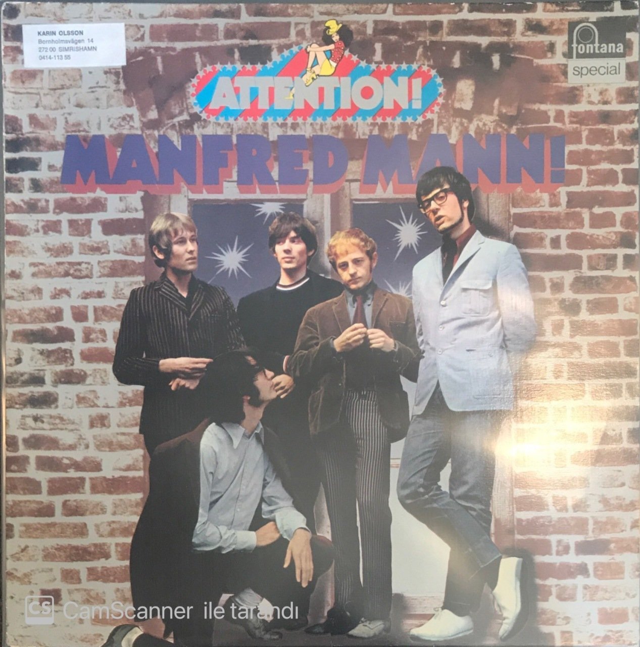 Attention Manfred Mann LP