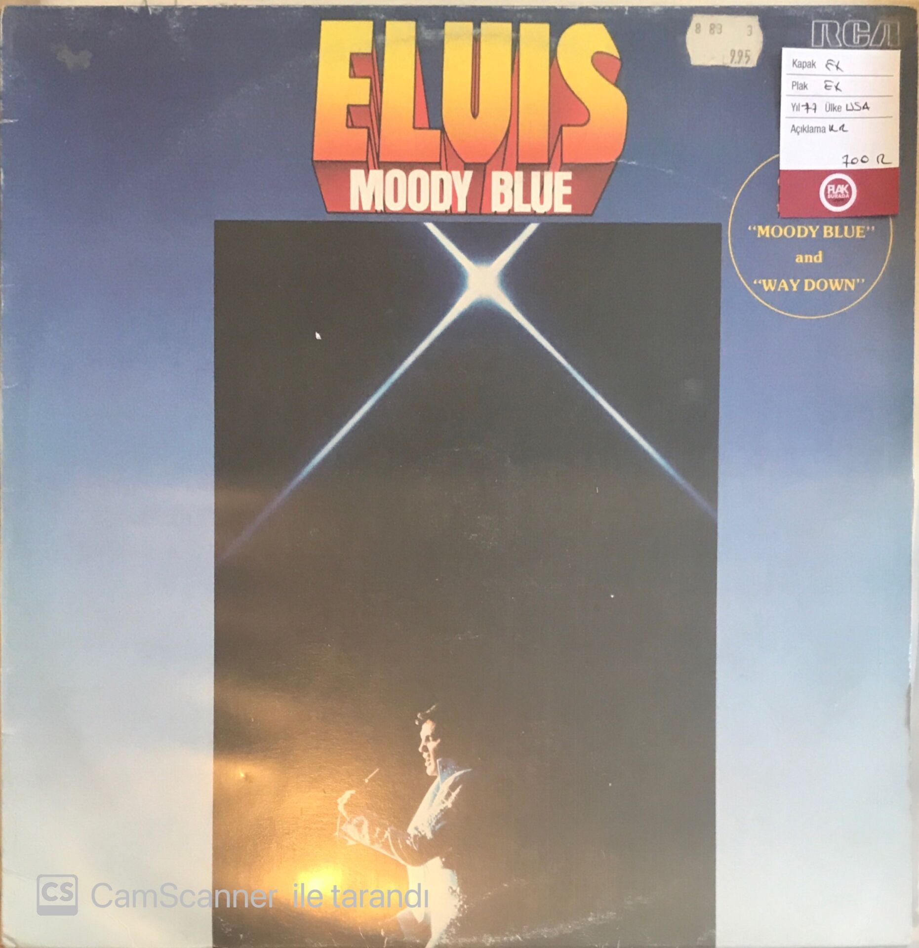 Elvis - Moody Blue LP