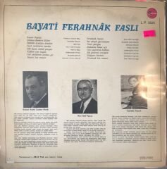 Bayati Ferahnak Faslı Şef: Kemal Gürses LP