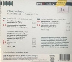 Claudio Arrau Klavierabend Piano Recital CD
