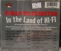 Dinah Washington In The Land Of HI-FI CD