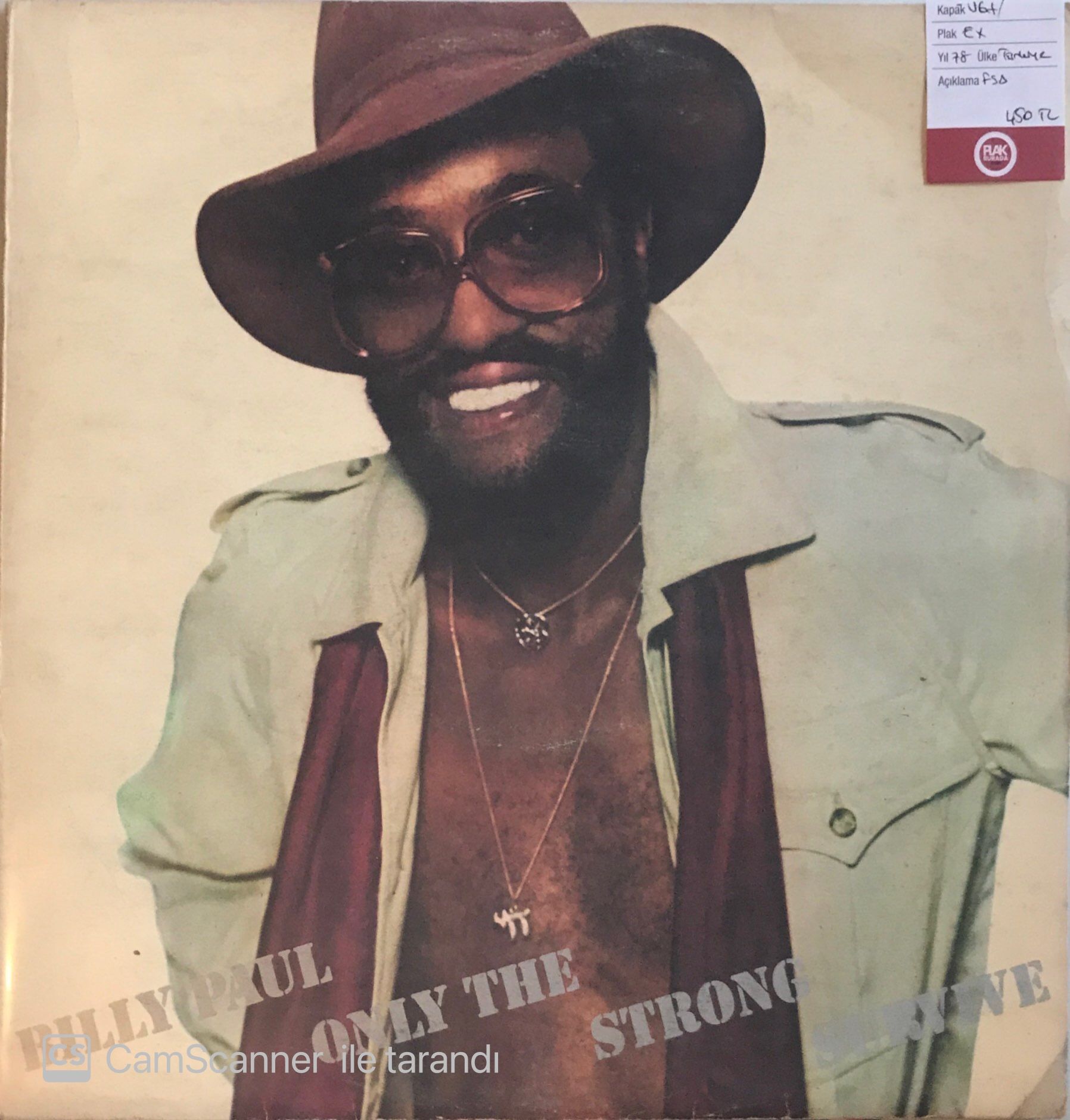 Billy Paul Only The Stong Survive LP