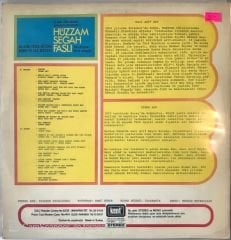 Klasik Türk Müziği Koro Ve Saz Heyeti Hüzzam Segah Faslı LP