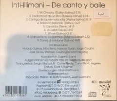 İnti-İllimani De Canto y Baile CD