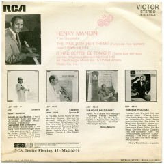 Henry Mancini - The Pink Panther LP