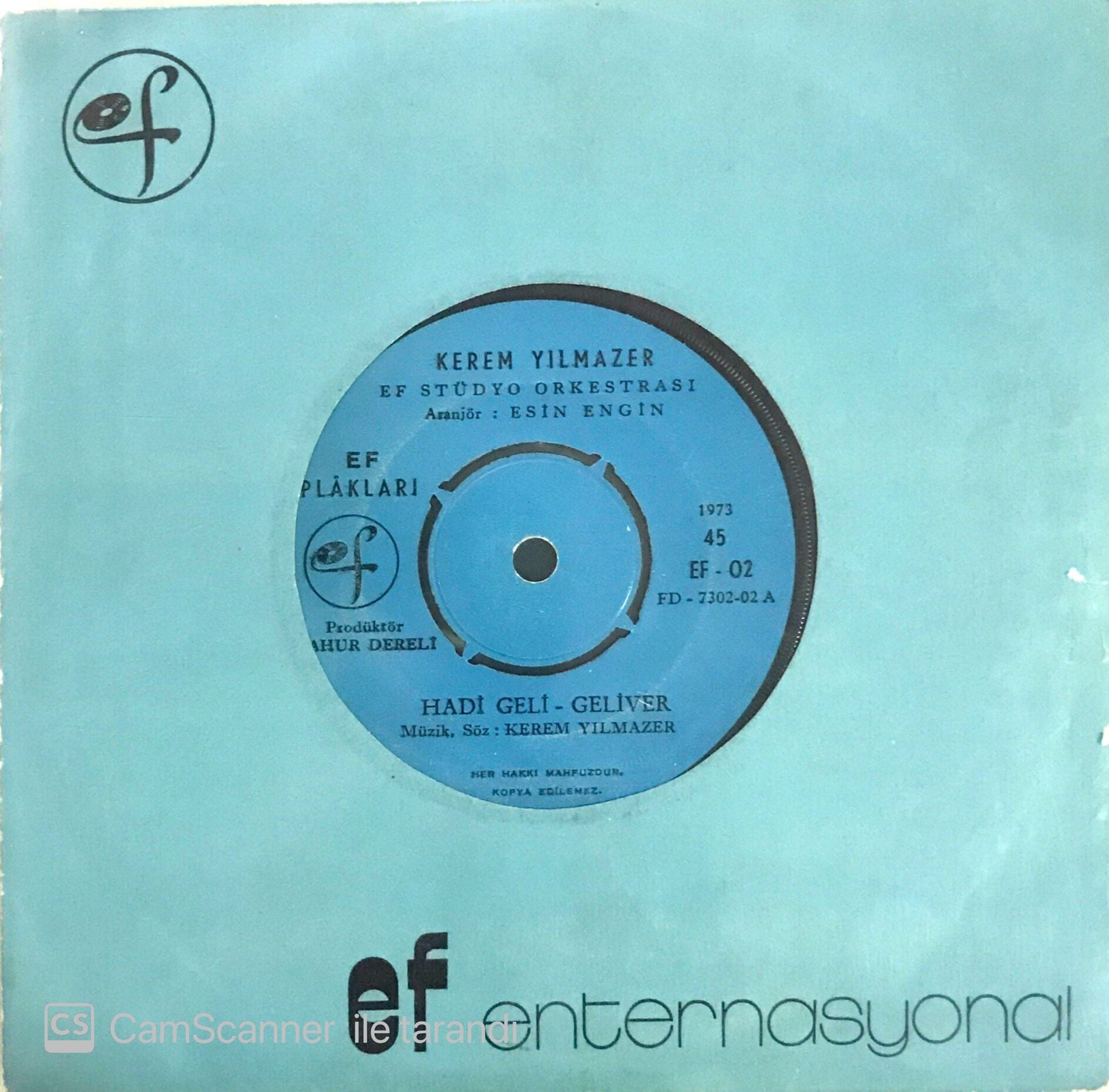 Kerem Yılmazer Hadi Geli - Geliver 45lik