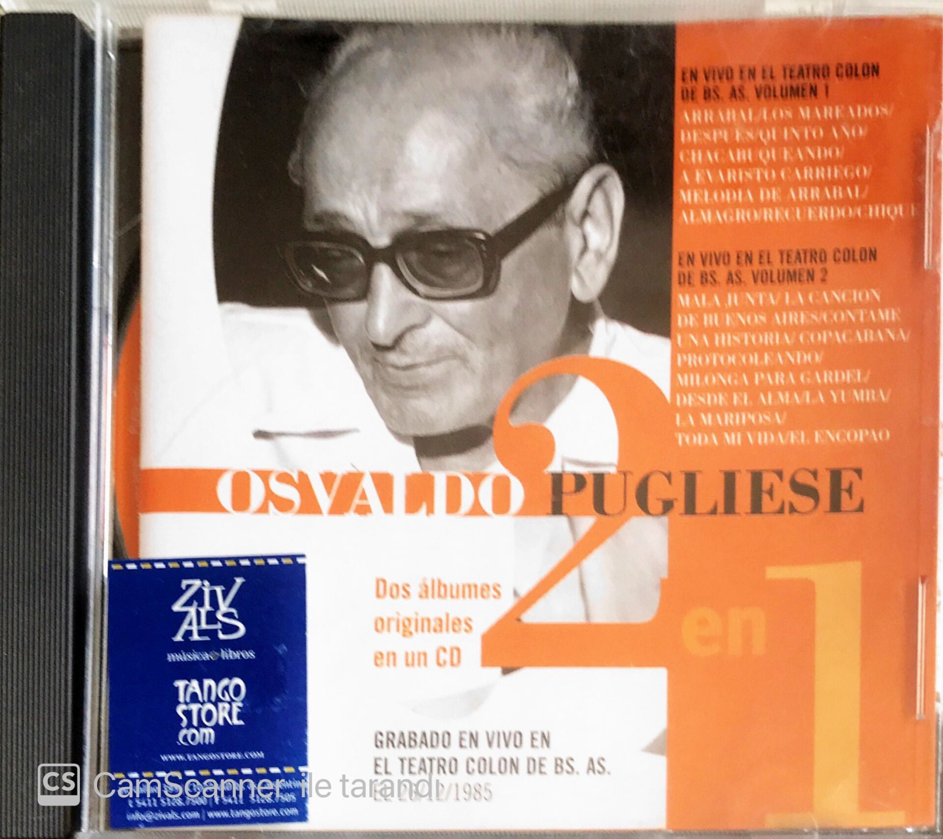 Osvaldo Pugliese - En El Colon - CD