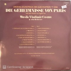 Original Soundtrack Der Gleichnamigen Tv - Serie Die Geheimnisse Von Paris LP
