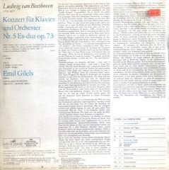 Beethoven / Klavierkonzert Nr. 5 LP
